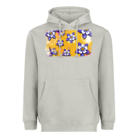 Moon Dust Rocky Mountain Columbine Flower Heavyweight Hoodie - Bettercallsaul
