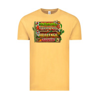 Vintage Mustard national hispanic heritage month with background Vintage Tee - BundleAndBundleShop