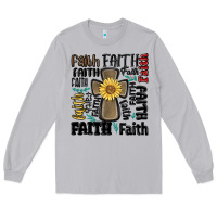 Moon Dust faith cross Long Sleeve Tee - MaliasSmallBusiness