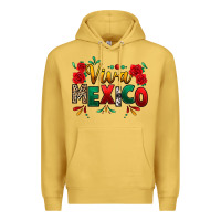 Antique Gold Viva Mexico Cinco De Mayo Premium Hoodie - texasbilliewilder
