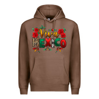 Chestnut Viva Mexico Cinco De Mayo Premium Hoodie - texasbilliewilder