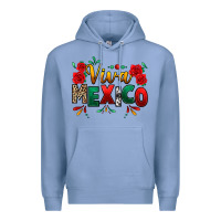 Colony Blue Viva Mexico Cinco De Mayo Premium Hoodie - texasbilliewilder