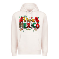 Pale Pink Viva Mexico Cinco De Mayo Premium Hoodie - texasbilliewilder