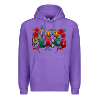 Purple Viva Mexico Cinco De Mayo Premium Hoodie - texasbilliewilder