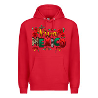Red Viva Mexico Cinco De Mayo Premium Hoodie - texasbilliewilder