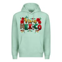 Seafoam Viva Mexico Cinco De Mayo Premium Hoodie - texasbilliewilder