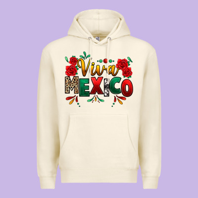 Viva Mexico Cinco De Mayo Premium Hoodie Designed By Texasbilliewilder