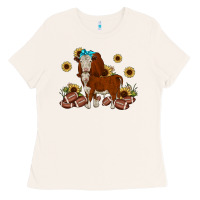 Bone football hereford sunflower Ladies Tee - JahusDesignShop