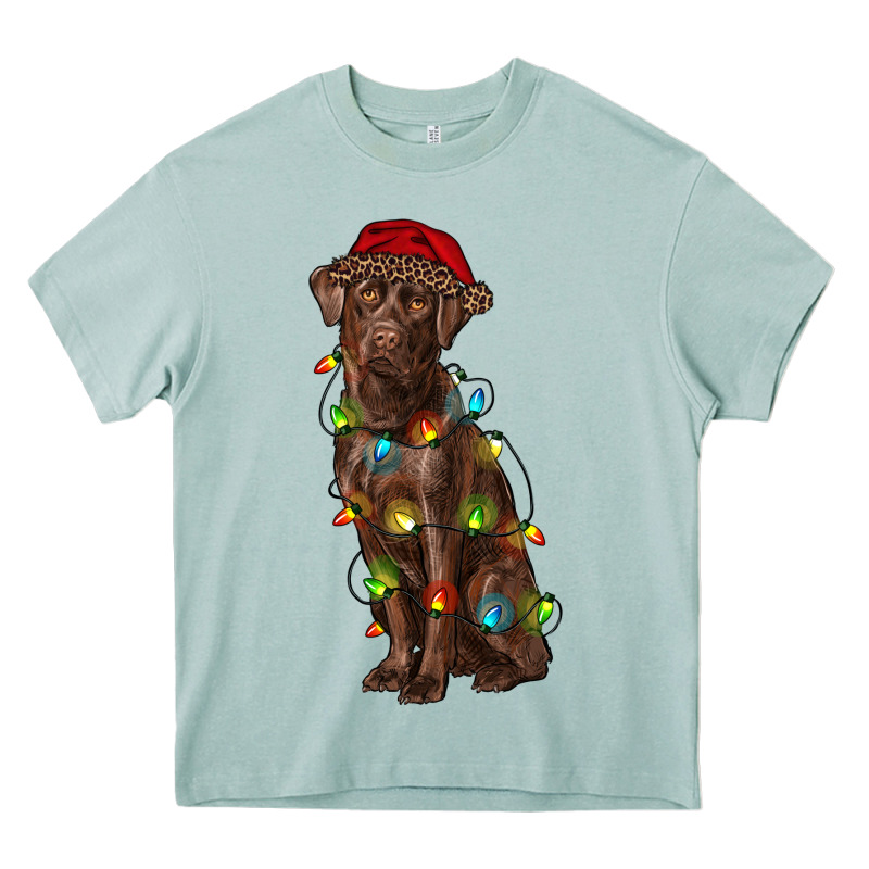 Christmas Labrador Retriever Heavy Core Tee by RanaPortraitStore | Teevron