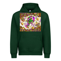Forest Green Mardi Gras with crab tumbler Urban Hoodie - HowdyJamesFarm