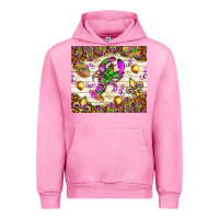 Fuchsia Pink Mardi Gras with crab tumbler Urban Hoodie - HowdyJamesFarm