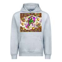 Heather Grey Mardi Gras with crab tumbler Urban Hoodie - HowdyJamesFarm