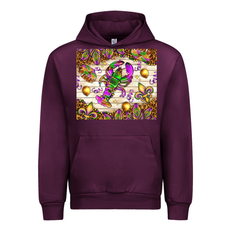 Mardi Gras With Crab Tumbler Urban Hoodie by HowdyJamesFarm | Teevron