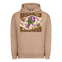 Pigment Burro Mardi Gras with crab tumbler Urban Hoodie - HowdyJamesFarm