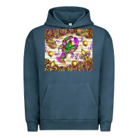 Pigment Midnight Navy Mardi Gras with crab tumbler Urban Hoodie - HowdyJamesFarm