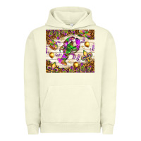Pigment Pistachio Mardi Gras with crab tumbler Urban Hoodie - HowdyJamesFarm