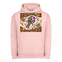 Pigment Salmon Mardi Gras with crab tumbler Urban Hoodie - HowdyJamesFarm