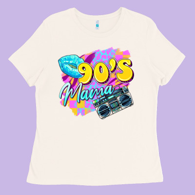 90's Mama Ladies Tee Designed By Zillion Design Studio