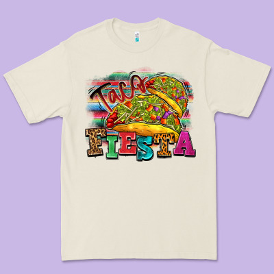 Taco Fiesta Premium Tee Designed By Texasbilliewilder