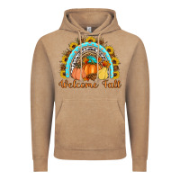 Vintage Coffee Welcome Fall Rainbow Vintage Hoodie - Artiststas