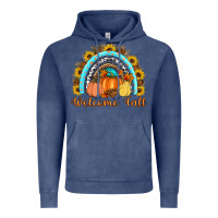 Vintage Denim Welcome Fall Rainbow Vintage Hoodie - Artiststas