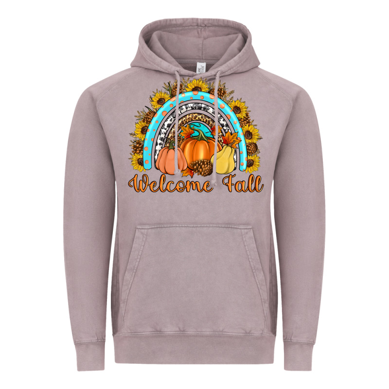 Welcome Fall Rainbow Vintage Hoodie by Artiststas | Teevron