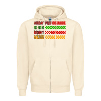 Sandshell holiday spirit hohoho bright merry Zipper Hoodie - MaliasSmallBusiness