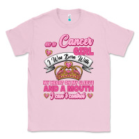 Bubblegum Pink As A Cancer Girl I Was Born With My Heart On My Sleeve And A Mouth Classic Tee - Jasminsmagicworld