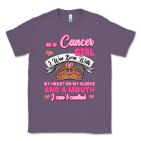 Lavender As A Cancer Girl I Was Born With My Heart On My Sleeve And A Mouth Classic Tee - Jasminsmagicworld