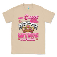 Mushroom As A Cancer Girl I Was Born With My Heart On My Sleeve And A Mouth Classic Tee - Jasminsmagicworld