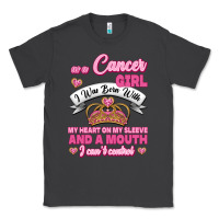 Smoke As A Cancer Girl I Was Born With My Heart On My Sleeve And A Mouth Classic Tee - Jasminsmagicworld