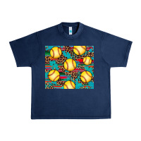Navy softball Urban Heavy Tee - Artiststas