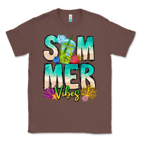Chestnut Summer Vibes Classic Tee - CowhideDigitalArt