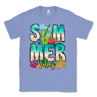 Colony Blue Summer Vibes Classic Tee - CowhideDigitalArt