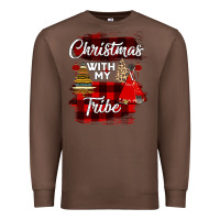 Chestnut Christmas With My Tribe Premium Sweatshirt - Bettercallsaul