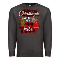 Smoke Christmas With My Tribe Premium Sweatshirt - Bettercallsaul