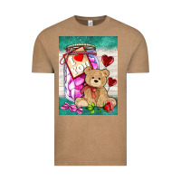 Vintage Coffee candy jar with bear  air Vintage Tee - AdoDesignShop