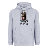Heather Grey Snarky Puppy Heavyweight Hoodie - Bettercallsaul