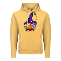 Vintage Mustard witch gnome with pumpkin Vintage Hoodie - BundleAndBundleShop