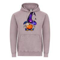 Vintage Zinc witch gnome with pumpkin Vintage Hoodie - BundleAndBundleShop