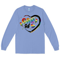 Colony Blue gay af Long Sleeve Tee - MaliasSmallBusiness