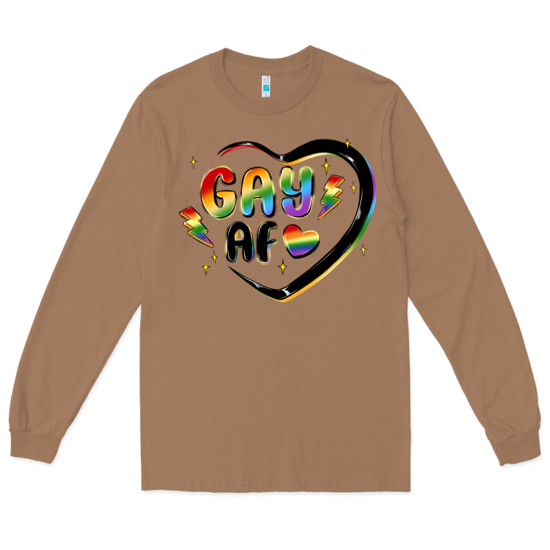 Gay Af Long Sleeve Tee by MaliasSmallBusiness | Teevron