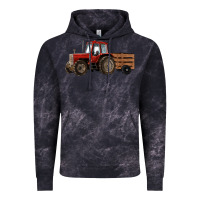 Cloud Black farm tractor Vintage Hoodie - RanaPortraitStore
