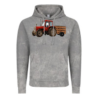 Cloud Rock farm tractor Vintage Hoodie - RanaPortraitStore