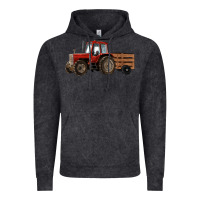Vintage Black farm tractor Vintage Hoodie - RanaPortraitStore