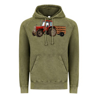 Farm Tractor Vintage Hoodie | Teevron