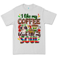 Dove Grey i like my coffee black like my soul Premium Tee - Zillion Design Studio