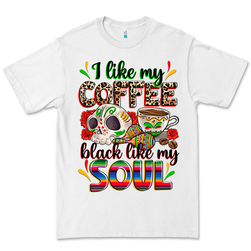 I Like My Coffee Black Like My Soul Premium Tee by Zillion Design Studio | Teevron
