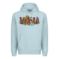 Blue Mist Our Lady of Guadalupe Mama Premium Hoodie - texasbilliewilder