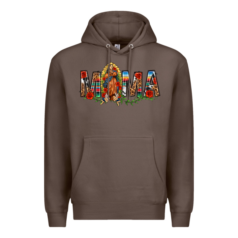 Our Lady Of Guadalupe Mama Premium Hoodie by texasbilliewilder | Teevron